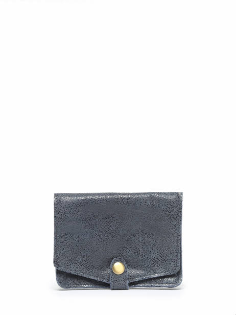 Porte-monnaie Soffia Cuir Pieces Bleu soffia 17144892