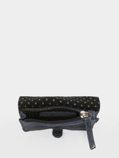 Porte-monnaie Soffia Cuir Pieces Bleu soffia 17144892 vue secondaire 1