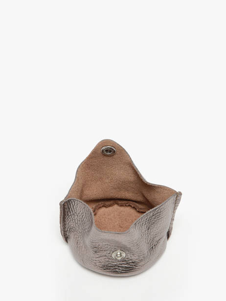 Porte-monnaie L'escarcelle Vintage Cuir Paul marius Gris vintage ESCARCEL vue secondaire 1