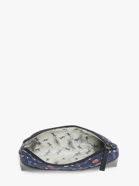 Trousse 1 Compartiment Retro Cameleon Bleu retro TROU vue secondaire 1