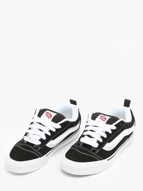 Sneakers Knu Skool En Cuir Vans Noir boy 9QC6BT1 vue secondaire 2