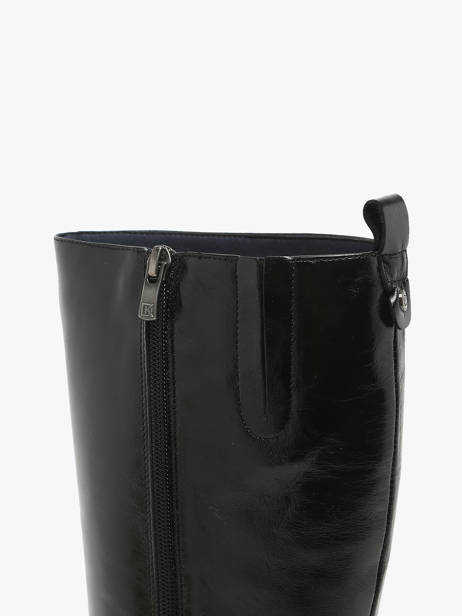 Bottes Cristel En Cuir Dorking Noir women D9339 vue secondaire 3