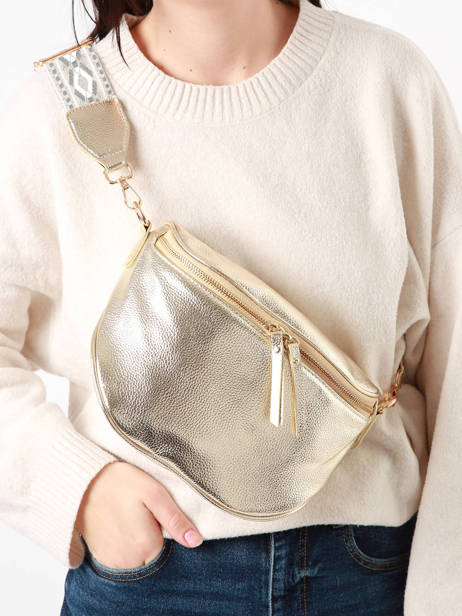 Sac Banane Miniprix Or sangle 1 vue secondaire 1