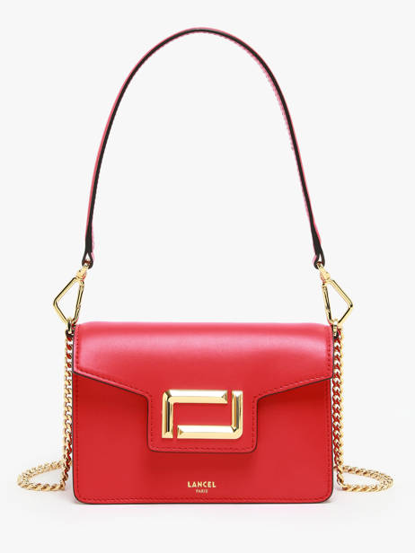 Sac Bandoulière Angele Cuir Lancel Rouge angele A13275