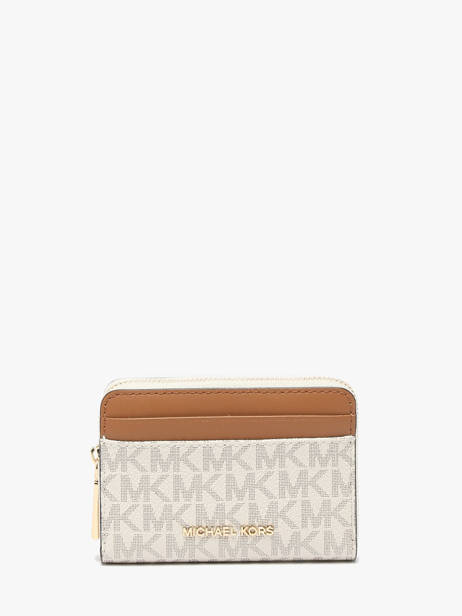 Porte-monnaie Porte-cartes Jet Set Michael kors Beige jet set T4GJ6Z5B