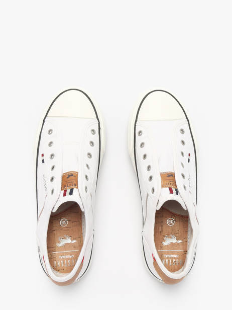 Sneakers Mustang Blanc women 1272402 vue secondaire 4