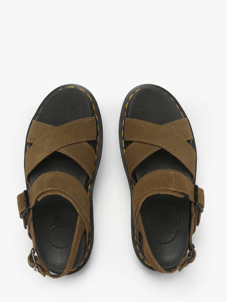 Sandales Voss Ii En Cuir Dr martens Marron women 41122300 vue secondaire 3