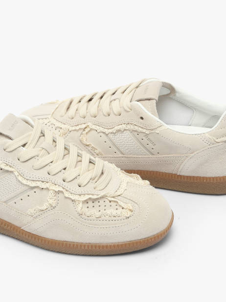 Sneakers Tb.490 Crochet En Cuir Alohas Beige women 10082301 vue secondaire 3