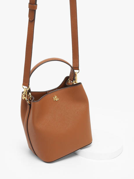 Sac Bandoulière Reese Cuir Lauren ralph lauren Marron reese 31977411 vue secondaire 2