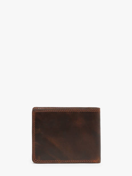 Portefeuille Porte-monnaie Cuir Maverick Marron the original MAVTO002 vue secondaire 2