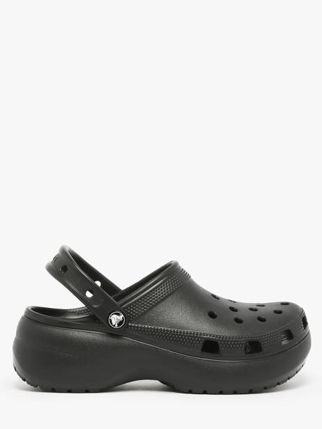 Mules Classic Platform Clog Crocs Noir women 206750