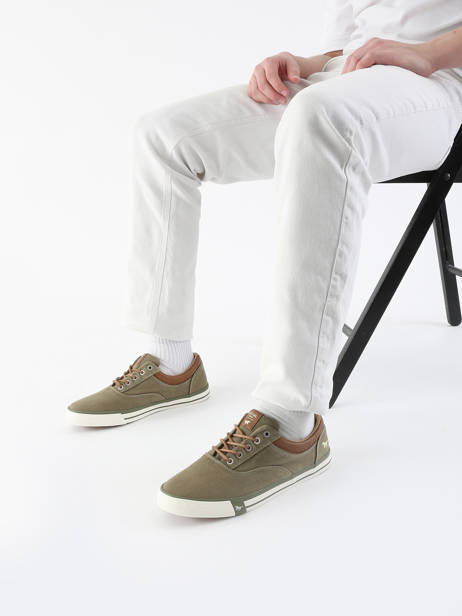 Sneakers Mustang Vert men 4072315 vue secondaire 1