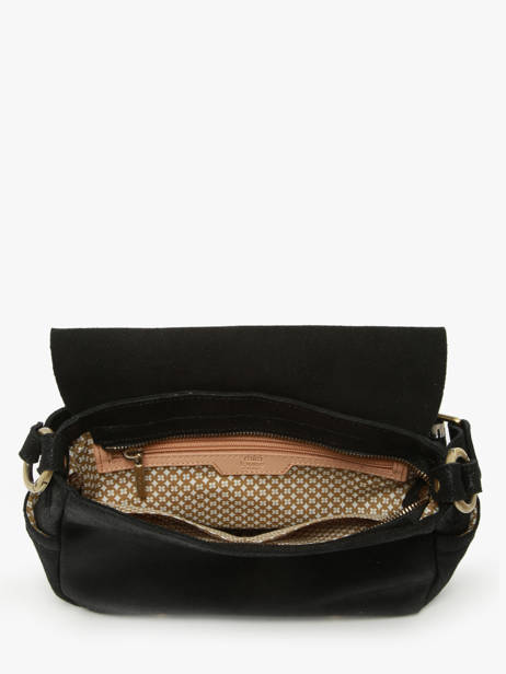 Sac Bandoulière Vintage Cuir Mila louise Noir vintage 30172X vue secondaire 3