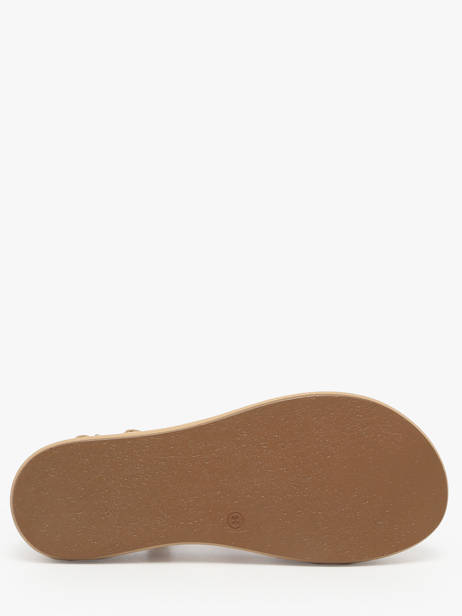 Sandales En Cuir Inuovo Or women A96051 vue secondaire 4