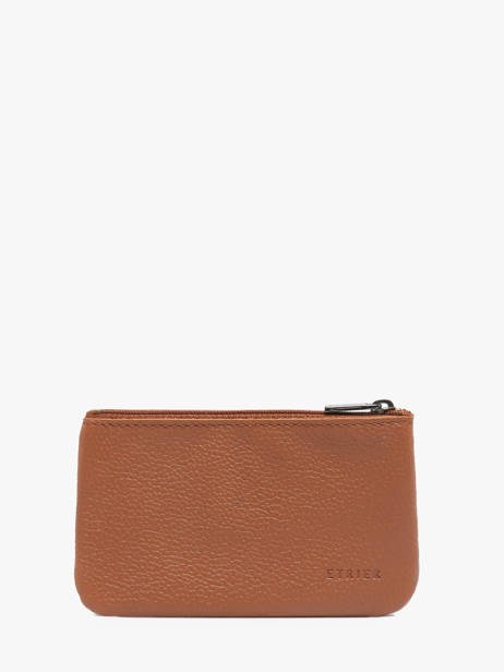 Porte-monnaie Madras Cuir Etrier Marron madras EMAD612 vue secondaire 2