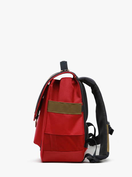 Cartable 2 Compartiments Jeune premier Rouge daydream girls G vue secondaire 2