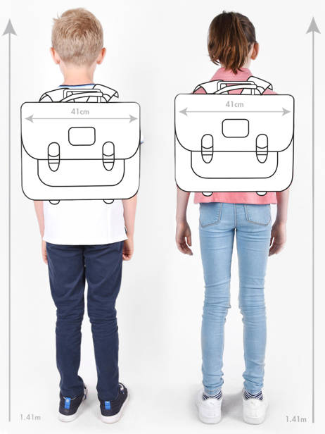 Cartable à Roulettes 2 Compartiments Tann's Multicolore les fantaisies f 43263 vue secondaire 1