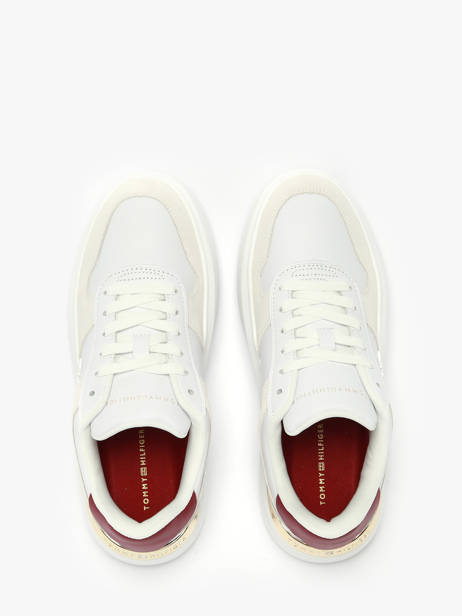 Sneakers En Cuir Tommy hilfiger Blanc women 8632YBS vue secondaire 4