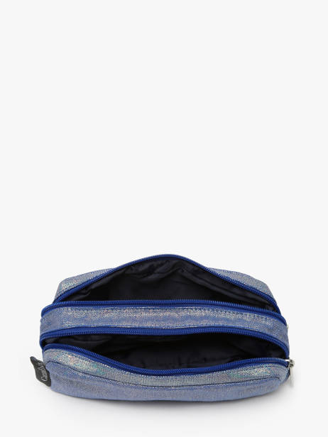 Trousse Boheme 2 Compartiments Caramel et cie Bleu boheme FI vue secondaire 1