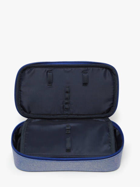 Trousse 1 Compartiment Boheme Caramel et cie Bleu boheme FI vue secondaire 2