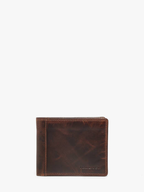 Portefeuille Porte-cartes Cuir Maverick Marron the original MAVTO005