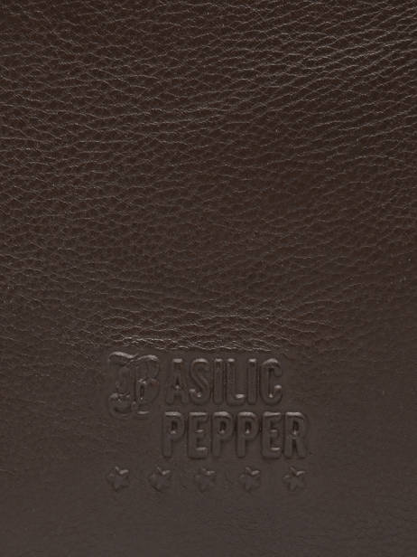 Sac Bandoulière Cow Cuir Basilic pepper Marron cow BCOW83 vue secondaire 5