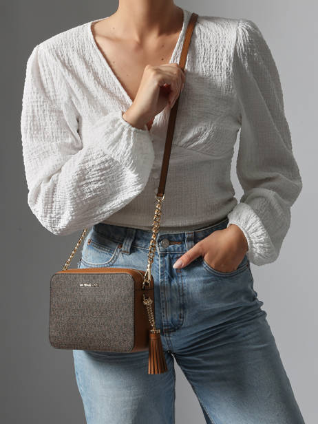 Sac Bandoulière Jet Set Item Michael kors Marron jet set F8GF5M2B vue secondaire 1