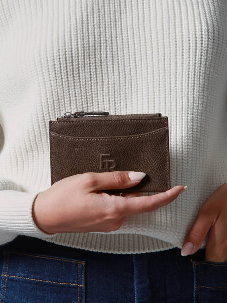 Porte-cartes Cavalier Nubuck Cuir Etrier Marron cavalier nubuck ECAN094M vue secondaire 1