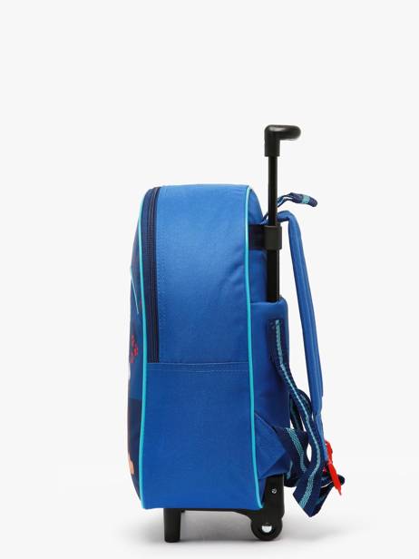Mini Sac A Dos à Roulettes Paw patrol Bleu go pups go 4543 vue secondaire 2