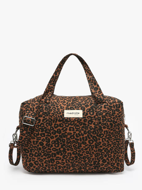 Sac Porté épaule Darcy Coton Recyclé Rivedroite Marron wild tribe DARCYWIL