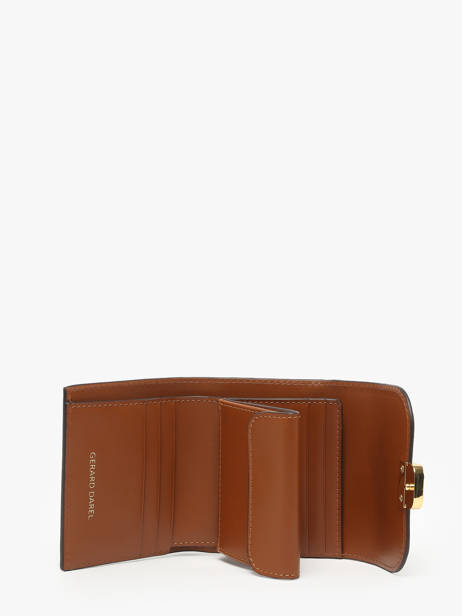 Portefeuille Wallet Cuir Gerard darel Marron wallet DCO46411 vue secondaire 1