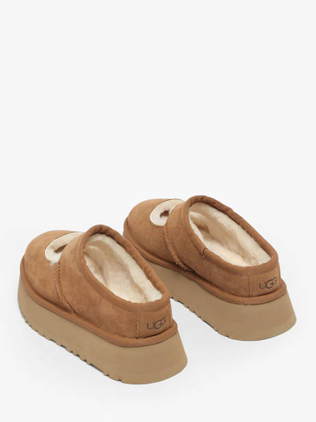 Chaussures Derbies En Cuir Ugg Beige women 1167612 vue secondaire 3