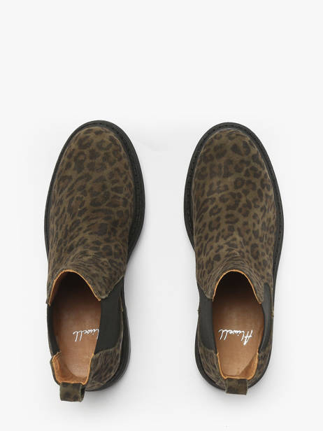 Chelsea Boots En Cuir Aliwell Vert women A0631 vue secondaire 4