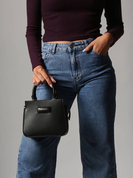 Sac Bandoulière City Lacoste Noir city NF5155AU vue secondaire 1