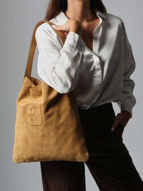 Sac Porté épaule Folk Lady Cuir Gerard darel Beige folk lady DCS72407 vue secondaire 1