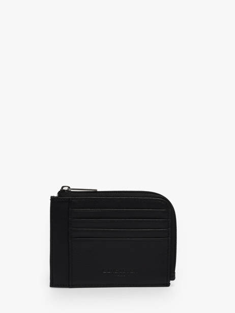 Porte-cartes Cuir Lancaster Noir soft vintage homme 42