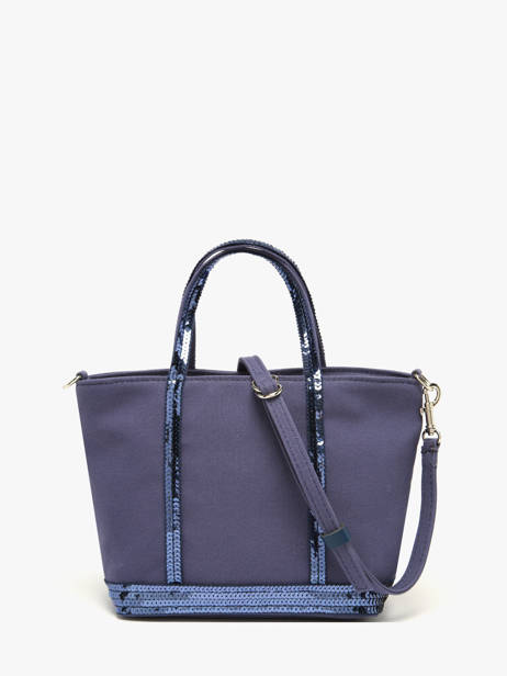 Sac Bandoulière Baby Cabas Paillettes Vanessa bruno Violet cabas 1V40410 vue secondaire 4