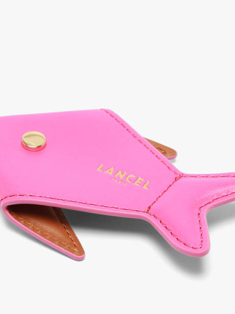 Bijou De Sac Funny Fish Cuir Lancel Rose charms A14200 vue secondaire 2