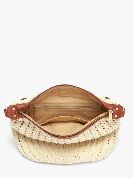 Sac Bandoulière Tresse Coton Lancaster Beige tresse coton 69 vue secondaire 4