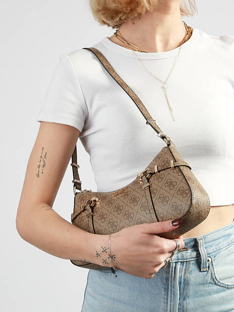 Sac Porté épaule Danya Guess Marron danya SG991718 vue secondaire 1