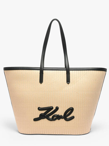 Sac Porté épaule K Signature Polyurethane Karl lagerfeld Beige k signature B2W30088
