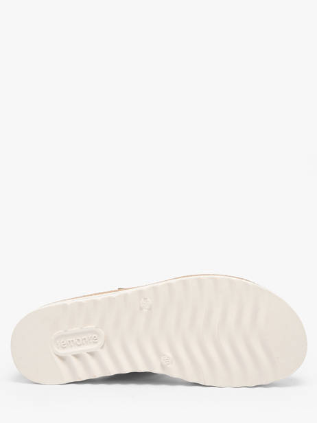 Sandales En Cuir Remonte Beige women 60 vue secondaire 4