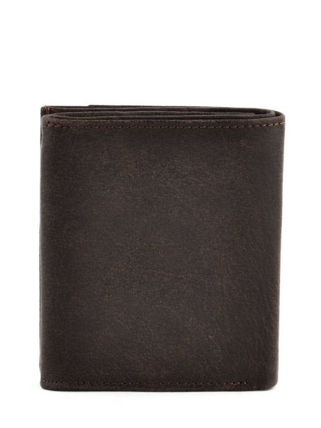 Porte-monnaie Diego Cuir Arthur & aston Marron diego 1438-771 vue secondaire 2