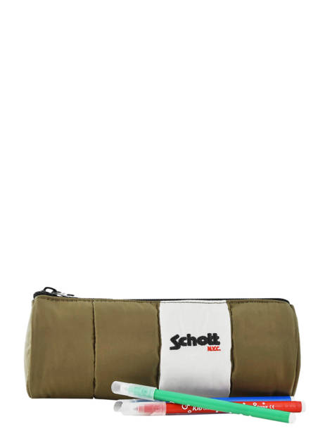 Trousse 1 Compartiment Downbag Schott Jaune downbag 11715 vue secondaire 1