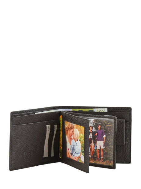 Portefeuille Caviar Cuir Crinkles Marron caviar 14097 vue secondaire 3