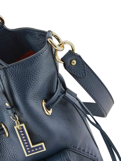 Sac Seau M Premier Flirt Cuir Lancel Bleu premier flirt A10110 vue secondaire 3