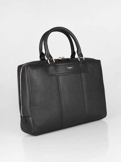 Porte-documents Judith Cuir Le tanneur Noir judith TJUD4000 vue secondaire 2