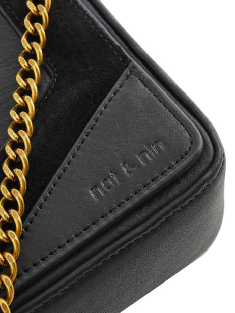 Sac Bandoulière Capri Cuir  Nat et nin Noir vintage CAPRI vue secondaire 2