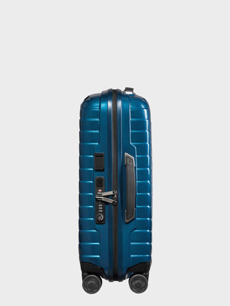 Valise Cabine Extensible Samsonite Bleu proxis 140087 vue secondaire 2